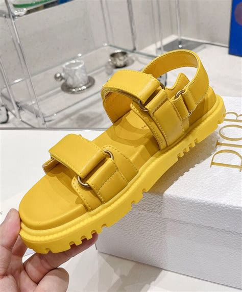 christian dior sliders women|Christian Dior sandals with strap.